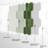 Green Peel And Stick Elongated Hex Backsplash Self-Adhesive Vinyl Wall Tile  (Set Of 10)