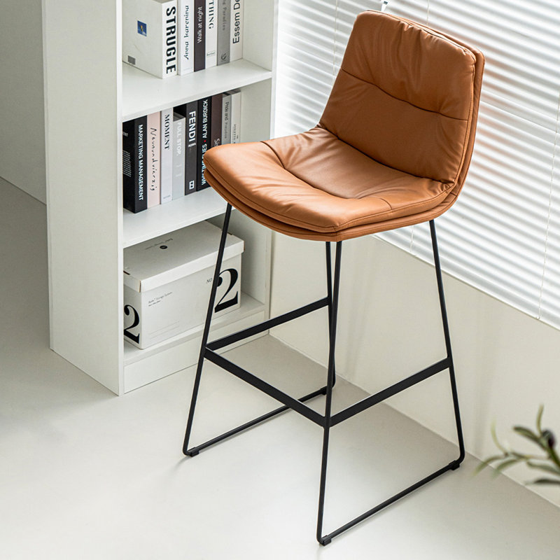 Chaise d'appoint à dossier solide (ensemble de 2), Brown, 41.54"
