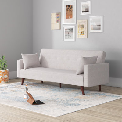 Acton Convertible Sleeper Sofa With Pillows by Greyleigh Teen