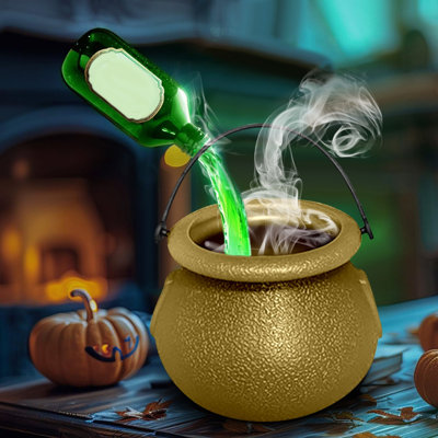 Ensemble de mini seau d'Halloween sorcière et pot de décoration festive