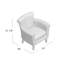 Fauteuil en polyester de 29,5 po Hannon-24810057