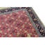 Hand-Knotted High-Quality Black and Red Area Rug