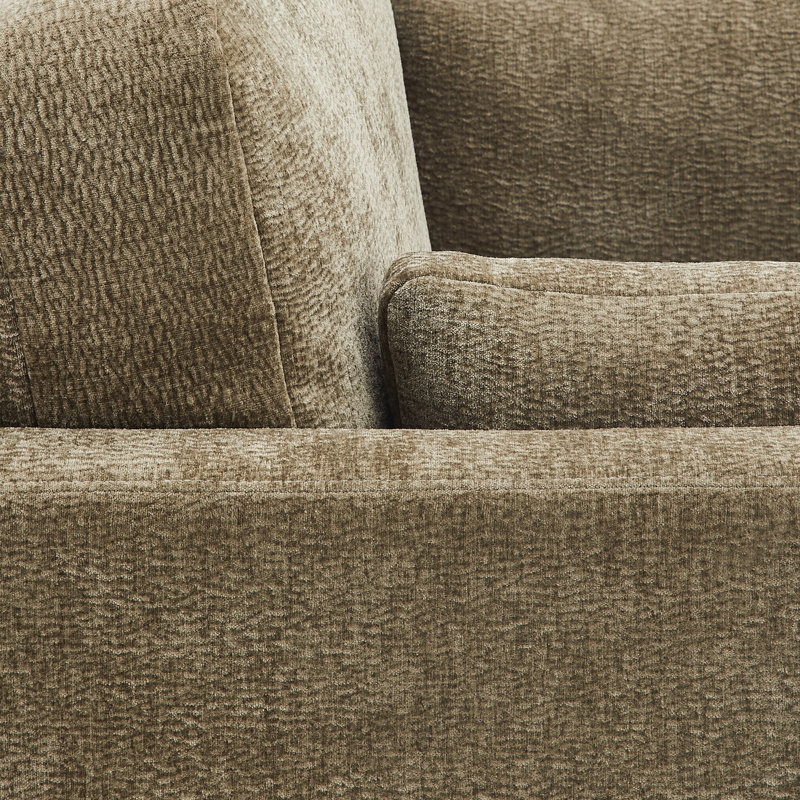 Chaise moderne avec accoudoirs, Vert