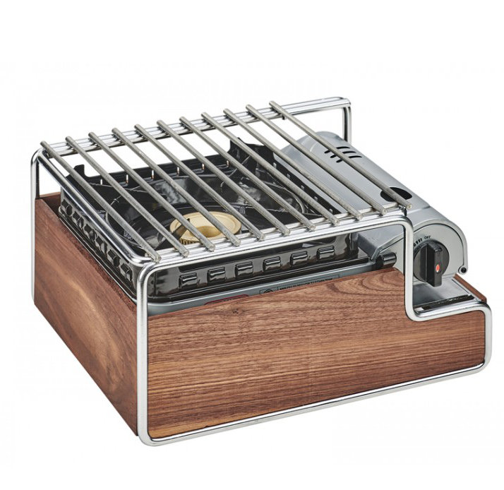 Cadre de cuisinière au butane Mid-Century, Chrome