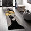 Tapis doux non tissé à motif géométrique complexe, parfait pour ajouter une touche de couleur et de sophistication à votre salon ou chambre à coucher-114321260