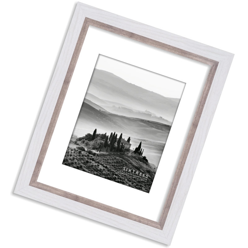 Shelby Matted Dual Colored Collection - White / Grey