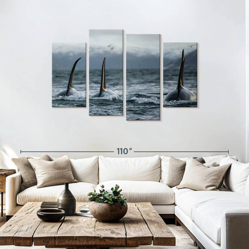 Brampt Norway Orca Trio, 48" H x 75" W
