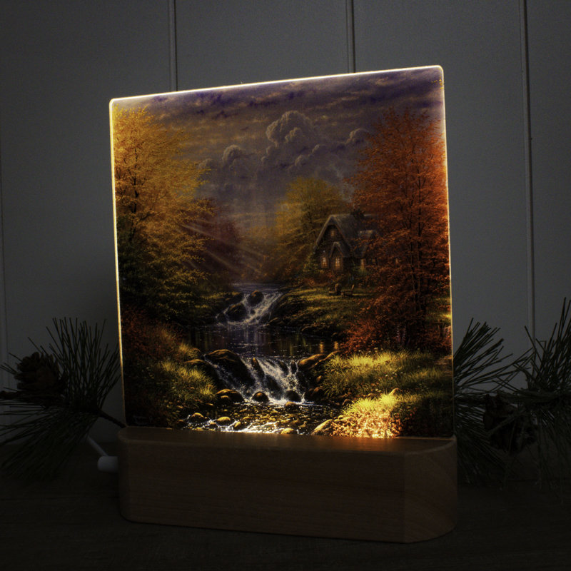 Veilleuse DEL chalet isolée