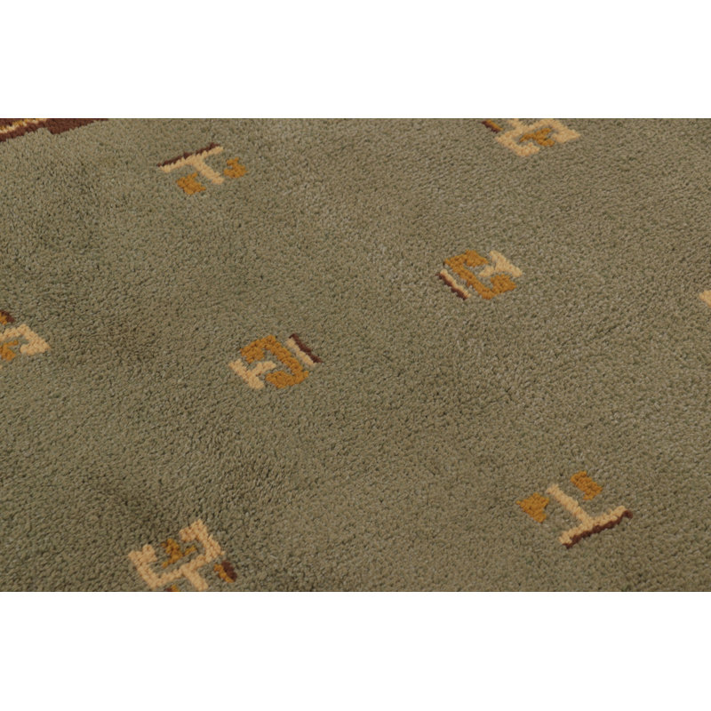 Vintage One-of-a-Kind 3'11x6'1 Hand Knotted Area Rug