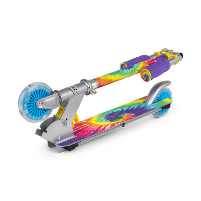 Scooter clignotant: teinture par nœuds