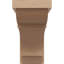 Cèdre Bryant, grain de bois brut TimberThane Corbel, apprêté brun clair-87600919