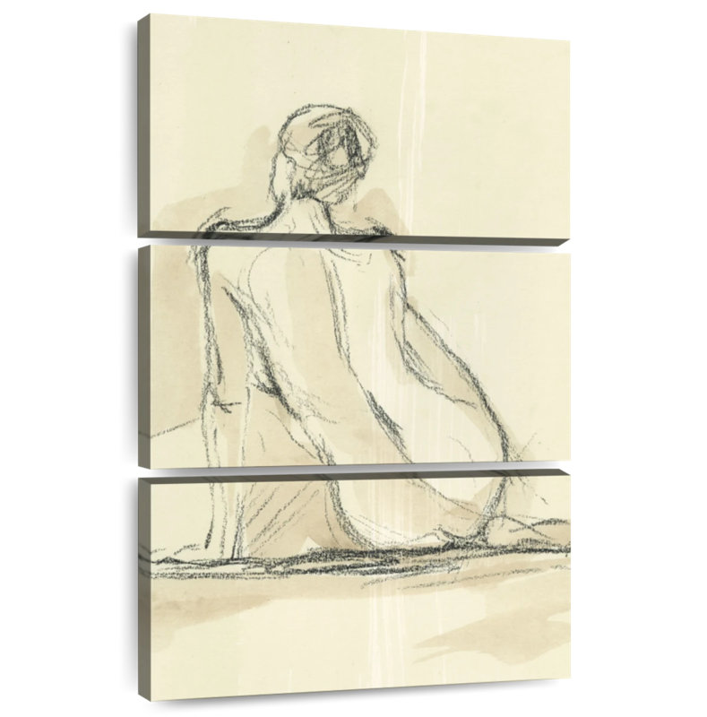Leisha Neutral Figure Study II, 32" H x 20" W