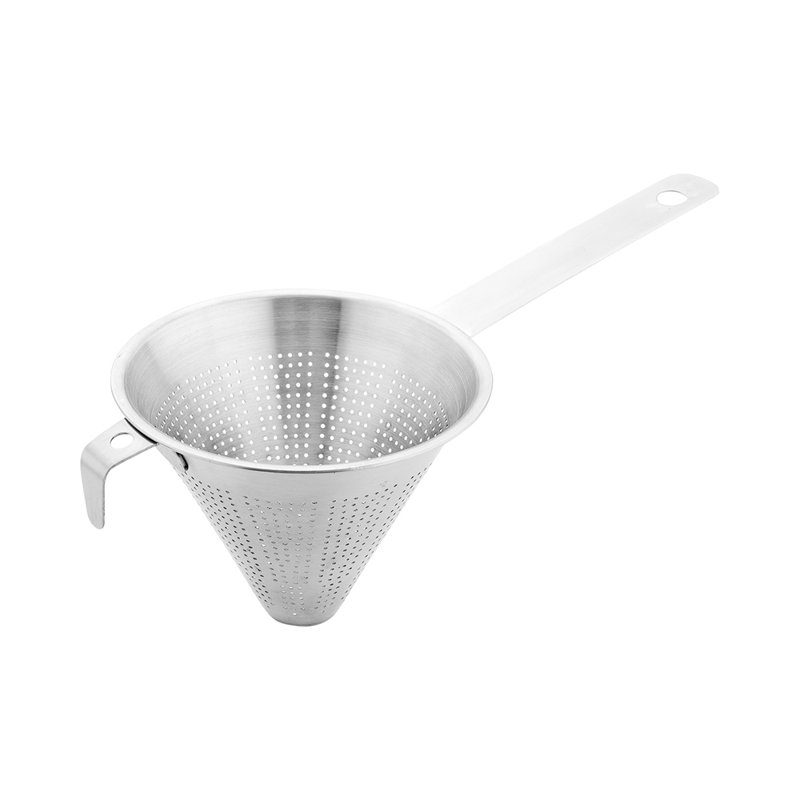 Crépine à nourriture en acier inoxydable avec couvercle Cap Lux, H 4,1 po x l 5,3 po x P 4 po