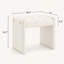 Tabouret de meuble-lavabo capitonné 18,9 po l 18,9 po