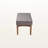 Polyester Blend Upholstered Bench