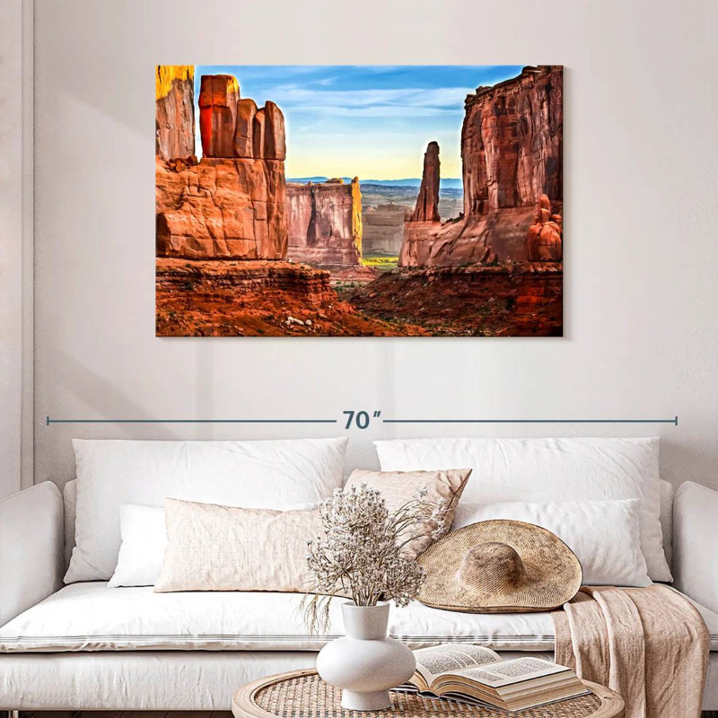 Alvord Red Rock Canyon, Nevada, H 30 po x l 45 po
