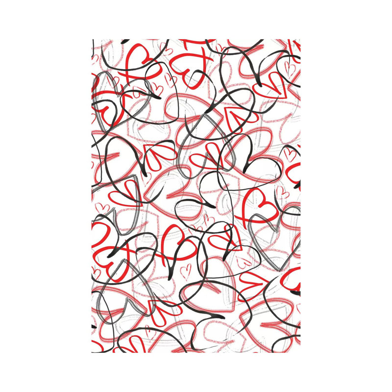 Hearts, 2015 by Louisa Hereford - Wrapped Canvas Print, 101.6cm H x 66.04cm W x 1.905cm D