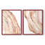 Rose Quartz I - impression encadrée de qualité supérieure - prête à être accrochée - aucun clou requis - aucun clou requis-108021700-108021704