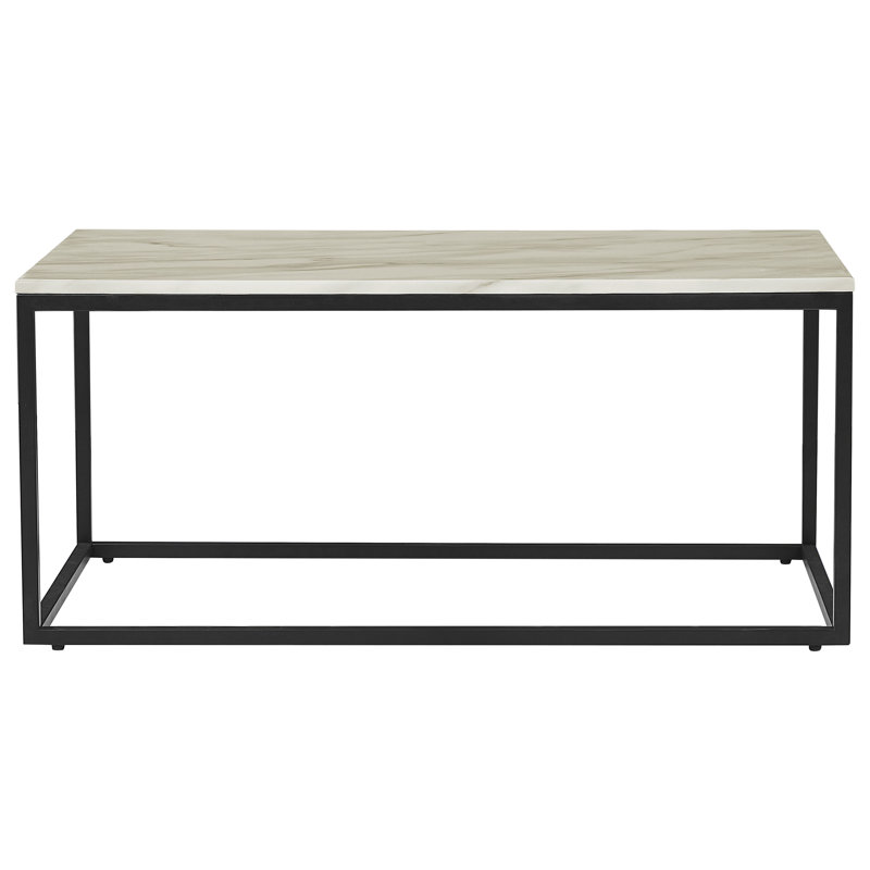 Aegeus Four Leg Coffee Table, Black