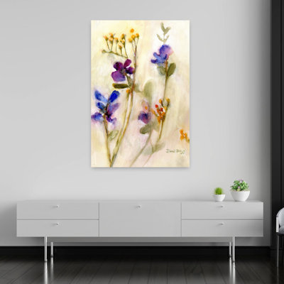 Art contemporain contemporain abstrait fleur nature