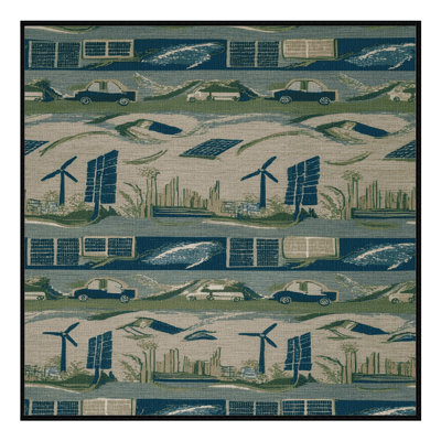 Machine Washable Transportation Gray Area Rug