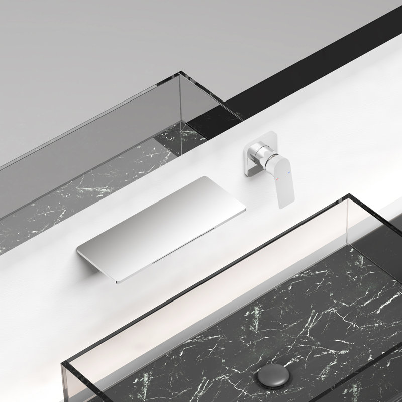 Robinet pour salle de bain Waterfall, Brushed Nickel