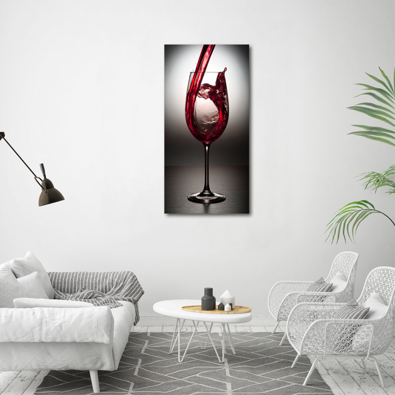 Red Wine - Wrapped Canvas Print
