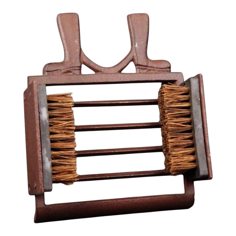 Rustic Cast Iron Boot Brush 27cm Outdoor