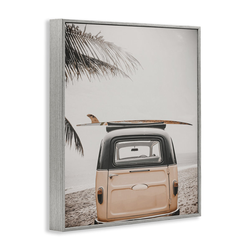  «Endless Summer Beach Van Giclee» par LSR Design Studio, H 30 po x l 24 po, Estampe numérique Farmhouse