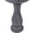  Kirt Resin Pineapple Traditional 2-Tier Solar Fountain with Battery Backup - Black-50487485