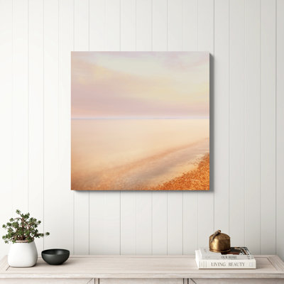 «Lake Superior Shoreline I Retro Crop», photographie sur toile tendue