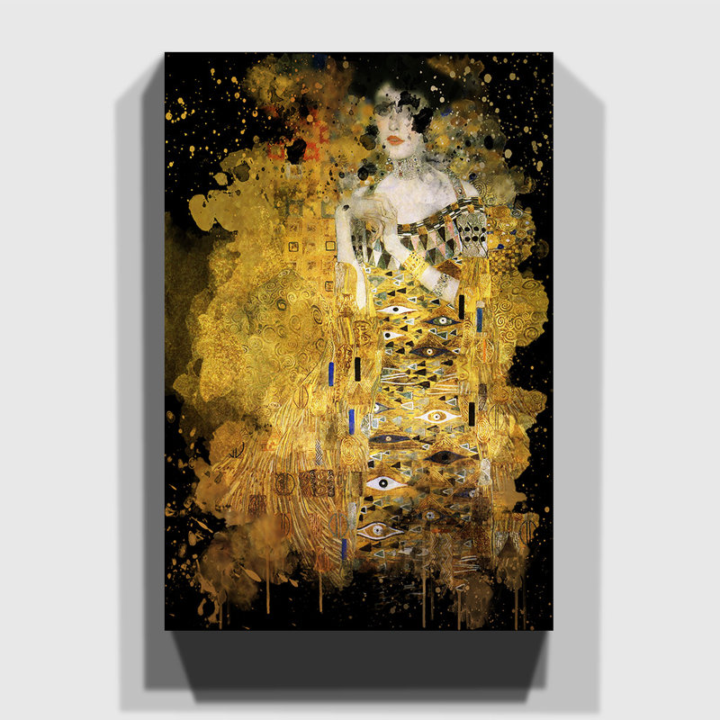 Gustav Klimt - Wrapped Canvas Print, 50cm H x 35cm W