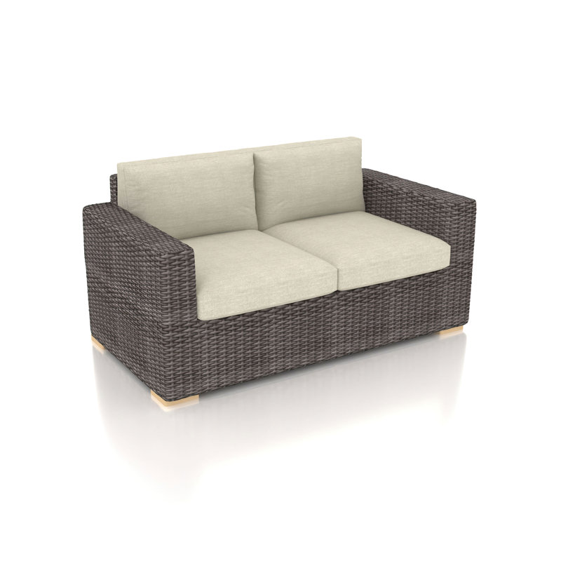 Dune Outdoor 2 - Seat Loveseat, Canvas Flax Sunbrella® Canvas