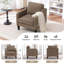 Upholstered Armchair-1913467253