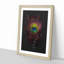 Purple Peacock Feather - Picture Frame Graphic Art Print-56857315-56857317
