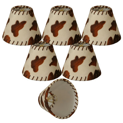 4.5 in. H Faux Fur Empire Lamp Shade