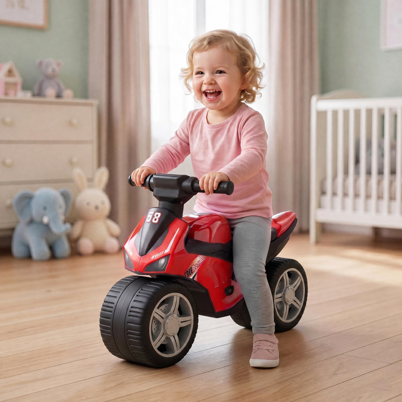 HOMCOM Toy with Remote Control, Red