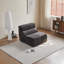 Fauteuil d'appoint, fauteuil sans accoudoirs en velours-120786329