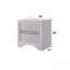 Table de chevet blanche-148524763