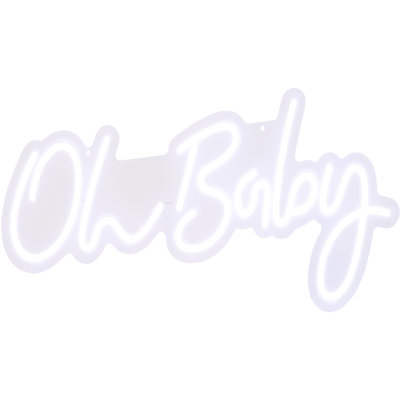 Enseigne néon 10 "Oh Baby