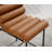Mutsuo Upholstered Faux Leather Counter Stool with Metal Frame Chic Arm-less Counter Height Bar Stool for Coffee Bar/Kitchen Island-189656401