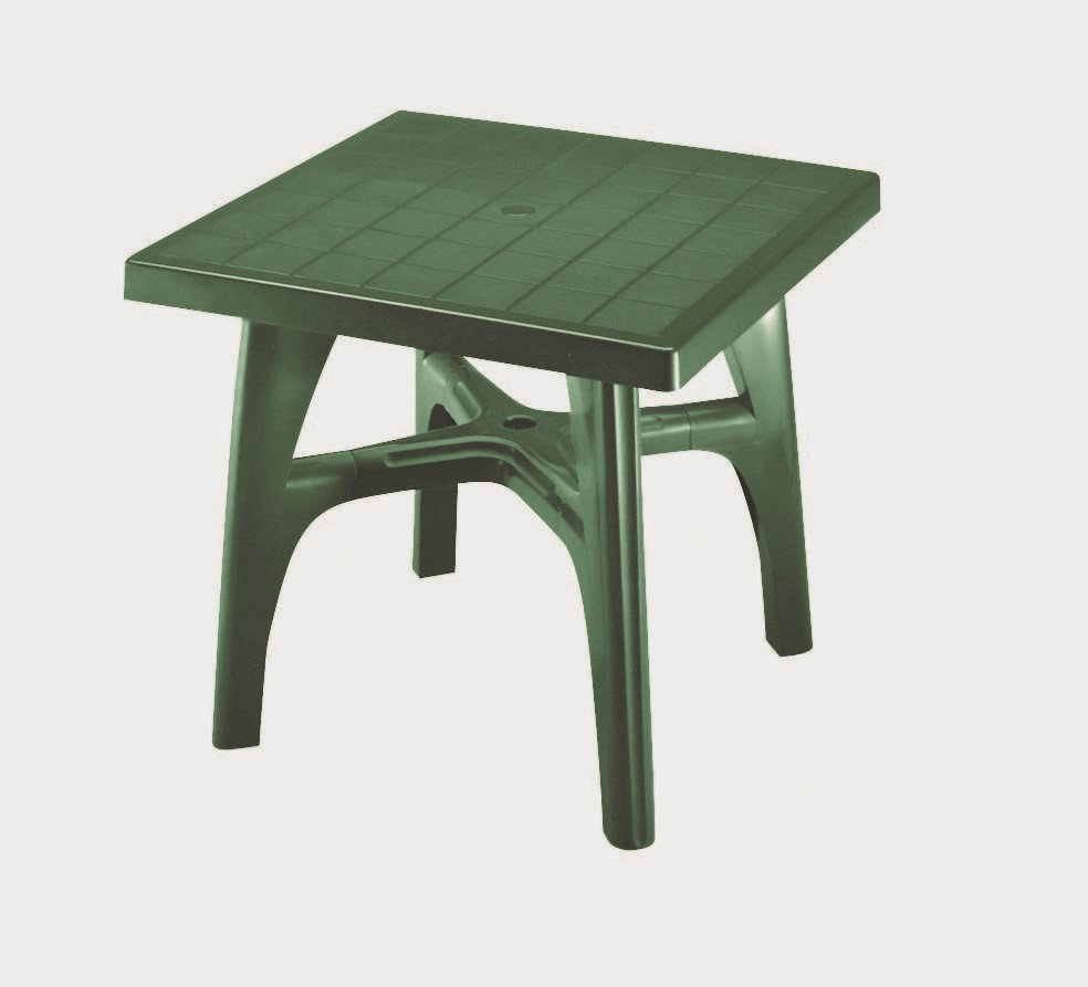 Minnesota Square Outdoor Dining Table With Umbrella Hole , 80cm cm W 80cm cm D