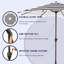Parasol de marché à manivelle Lyon-176152204-169567984