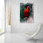 «Scarlet ibis» par Robert Campbell, art mural en verre acrylique-1570196703