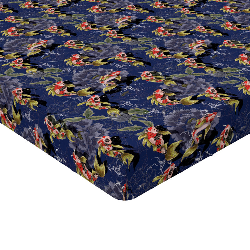 Drap-housse japonais Ambesonne, Drap-housse de taille très grand