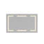 Manigault 1000 Wall Mounted Framed Mirrored Bathroom Cabinets 4 Adjustable Shelves with Mirror
