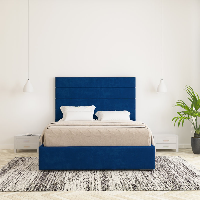 Chanute Upholstered Bed Frame, Parliament, Double (4'6)