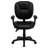 Mid-Back Multifunction Ergonomic Task Office Chair with Pillow Top Cushioning-30773691-30773685
