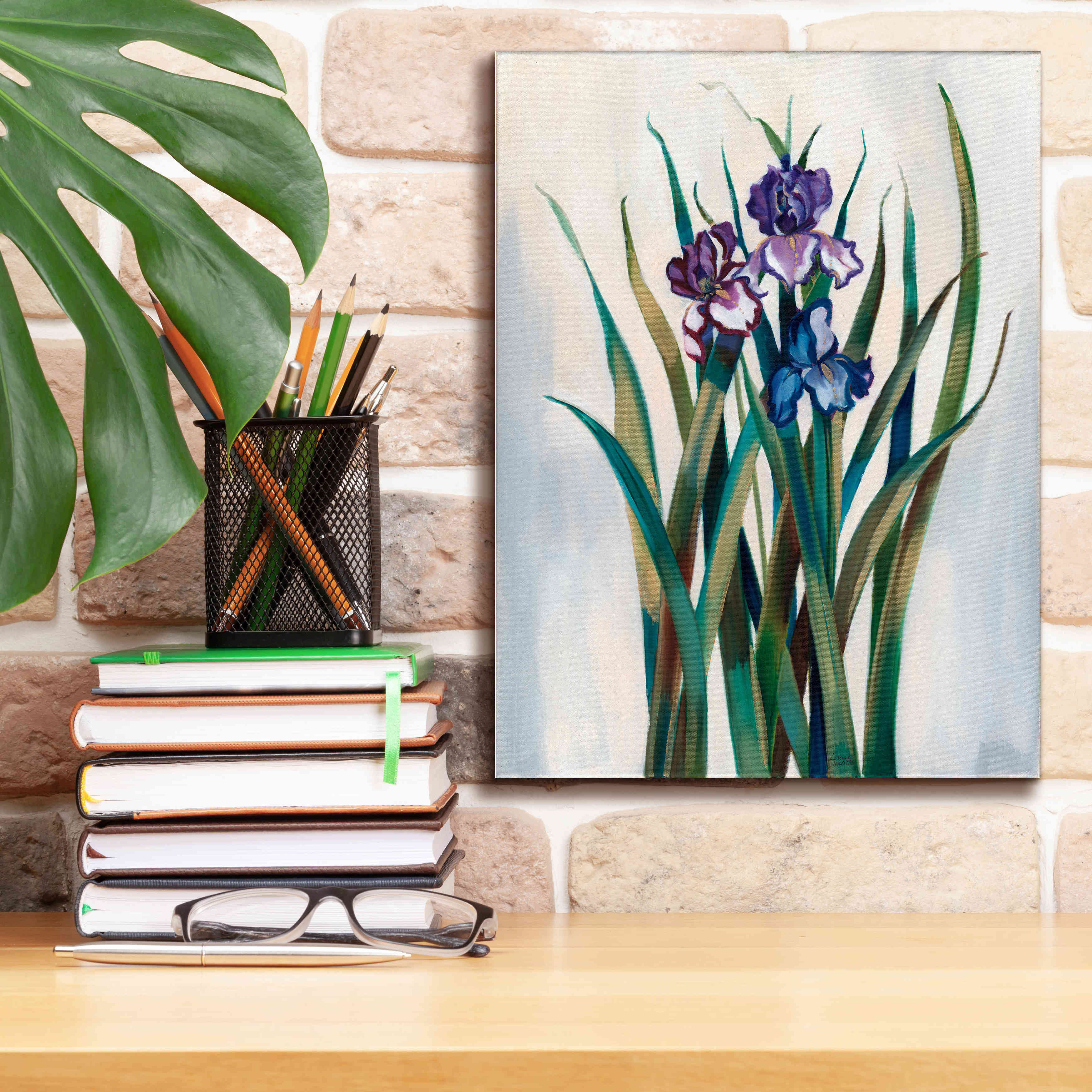 Red Barrel Studio® Epic Graffiti 'Iris Jewels' By Louise Montillio Gi Iris Jewels On Canvas by