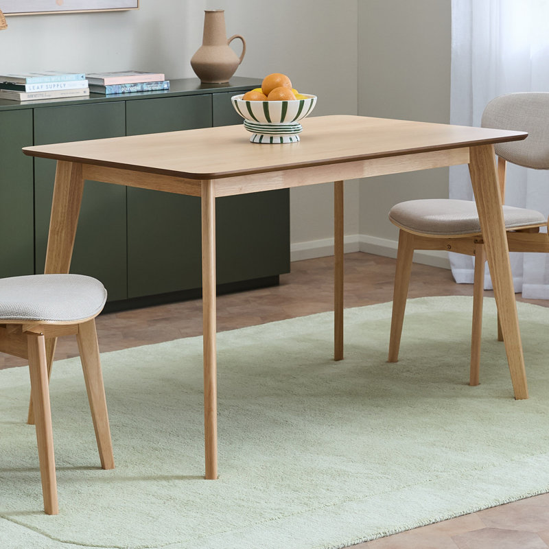 Larsen Oak Solid Wood Base Dining Table